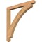 Ekena Millwork Thorton Craftsman Smooth Bracket, Western Red Cedar, 3 1/2"W x 42"D x 42"H BKT04X42X42THR04SWR - alternate 1